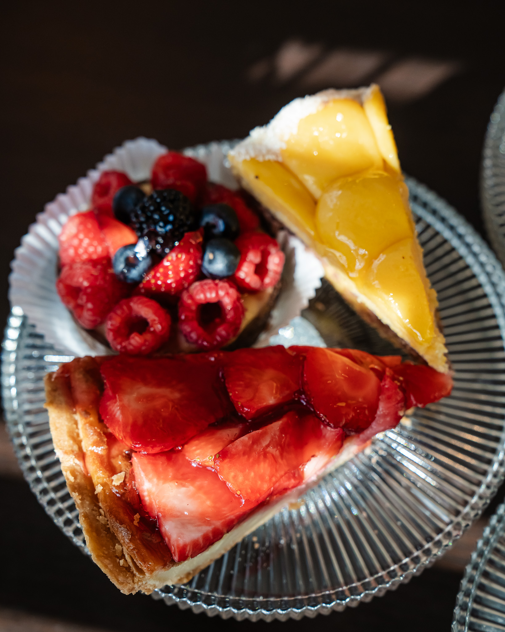 Pâtisserie Auswahl an der Theke
